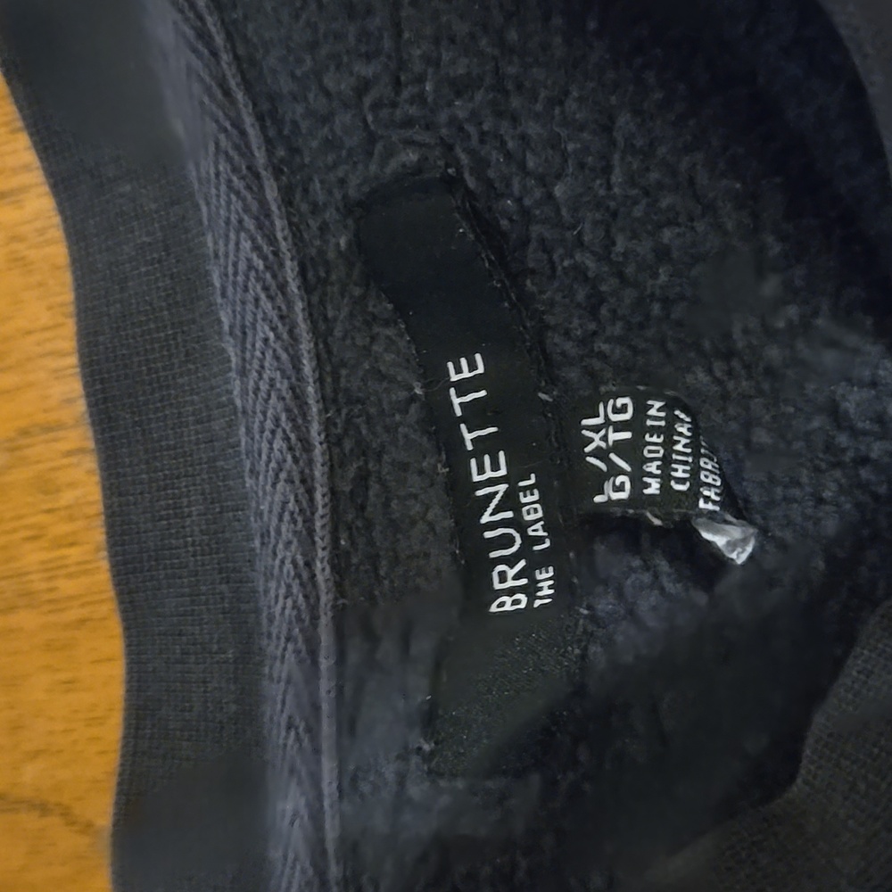 Brunette The Label Dark Grey Crewneck Sweater - Picture 2 of 11